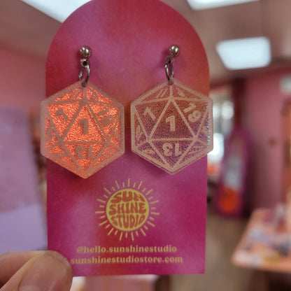 Dungeon Dice Earrings