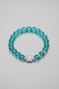 Boho Turquoise Colored Beaded Stretch Bracelet