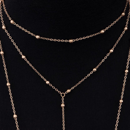 Bikini Bra Body Chains Women Body Round Beads Chain
