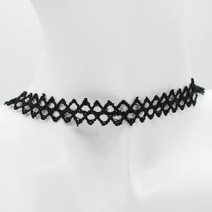 Flower Velvet Choker Necklaces Women Punk Style