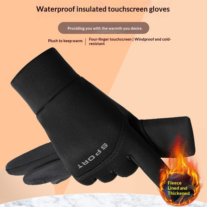 Mens Thermal Cycling Gloves Compatible With Touchscreens