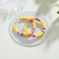 Handmade Disc Beads Polymer Clay Earrings