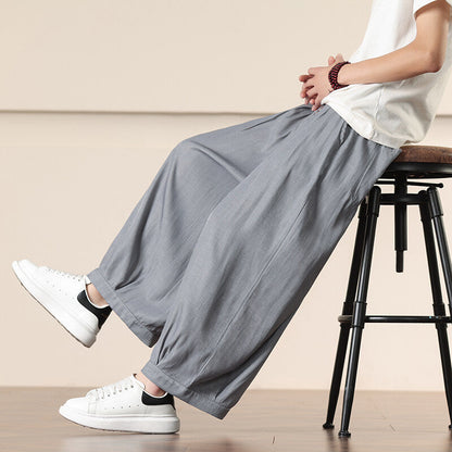Casual Men's Retro Loose Plus Size Harem Pants