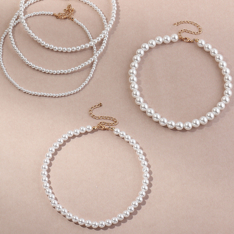 Custom Elegant Pearl Necklace Jewelry for Women