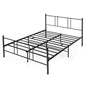 Full/Queen Size Platform Bed Frame with High Headboard