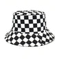 Outdoor Travel Sun Hat Cotton Man Double-sided Wear Bucket Hat