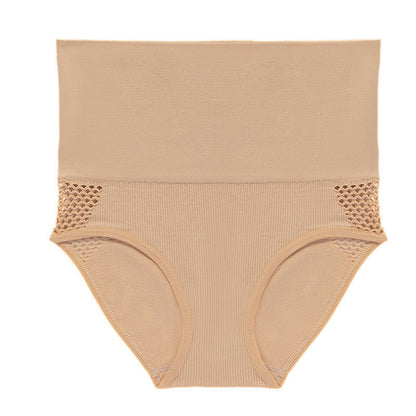 Womens Hollowed-Out High-Waisted Tummy-Control Shaping Butt-Lifting Underwear