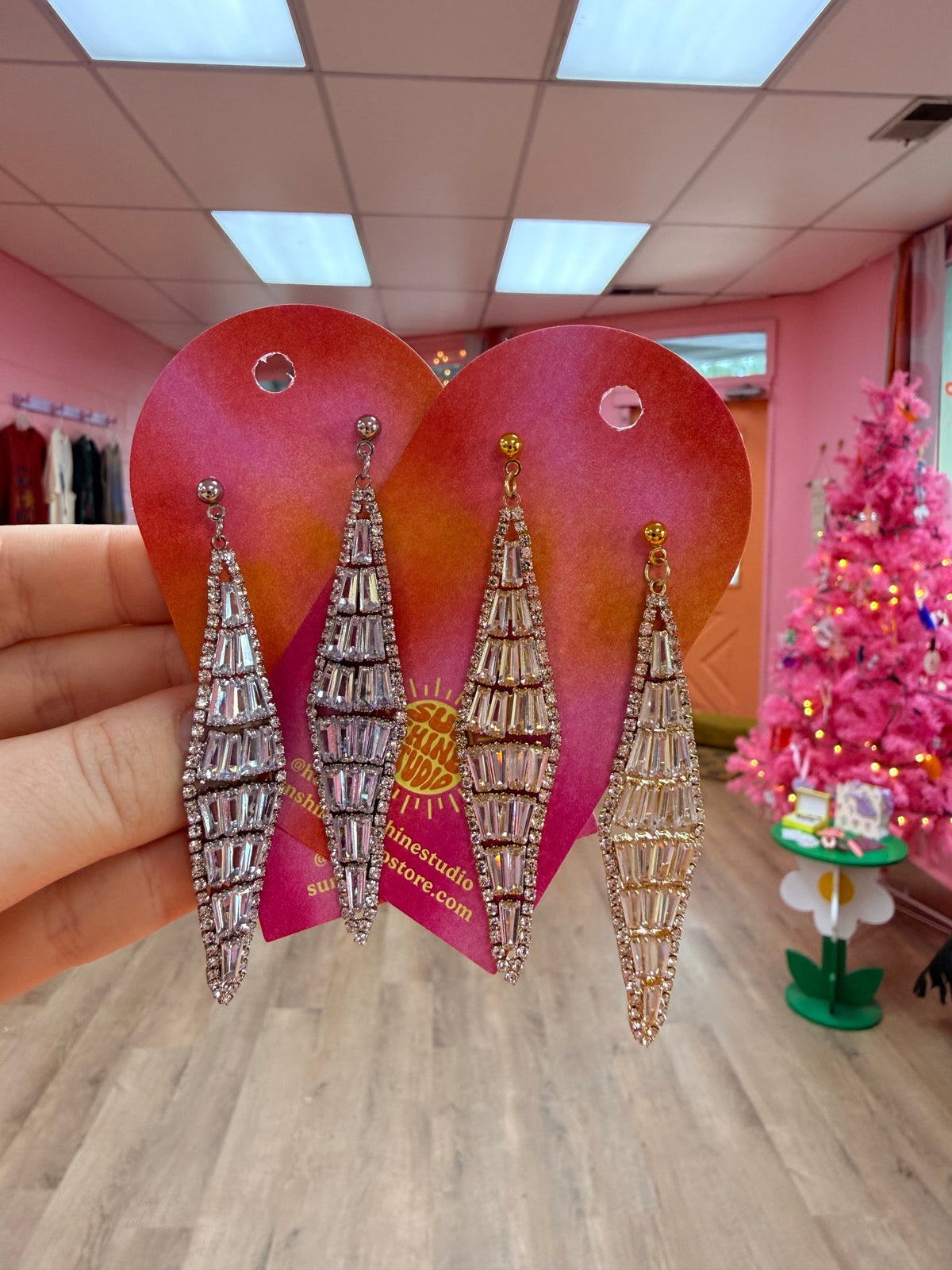 Sparkle Statement Earrings