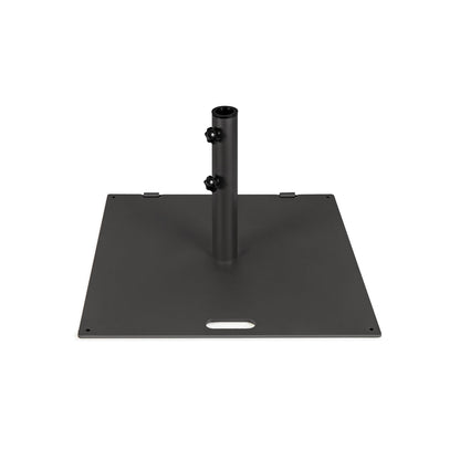 24 Inch Square Patio Umbrella Base 50 LBS Weighted