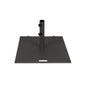 24 Inch Square Patio Umbrella Base 50 LBS Weighted