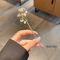 Ginkgo Leaf Pearl Hairpin Sub-high Sense