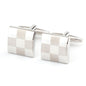 Square Plaid French Shirt Men's Cufflinks Cufflink