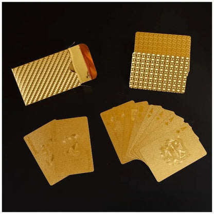 24K Gold Foil Playing Cards | Luxury Poker Deck for Parties and Gifts