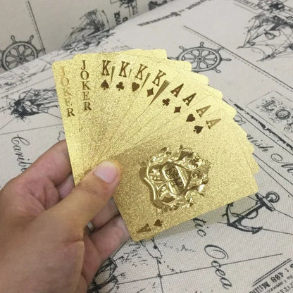 24K Gold Foil Playing Cards | Luxury Poker Deck for Parties and Gifts