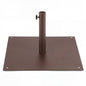 25 Inch Square Patio Umbrella Base 42 LBS Weighted