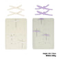 Velvet Bow Rhinestone White Stockings