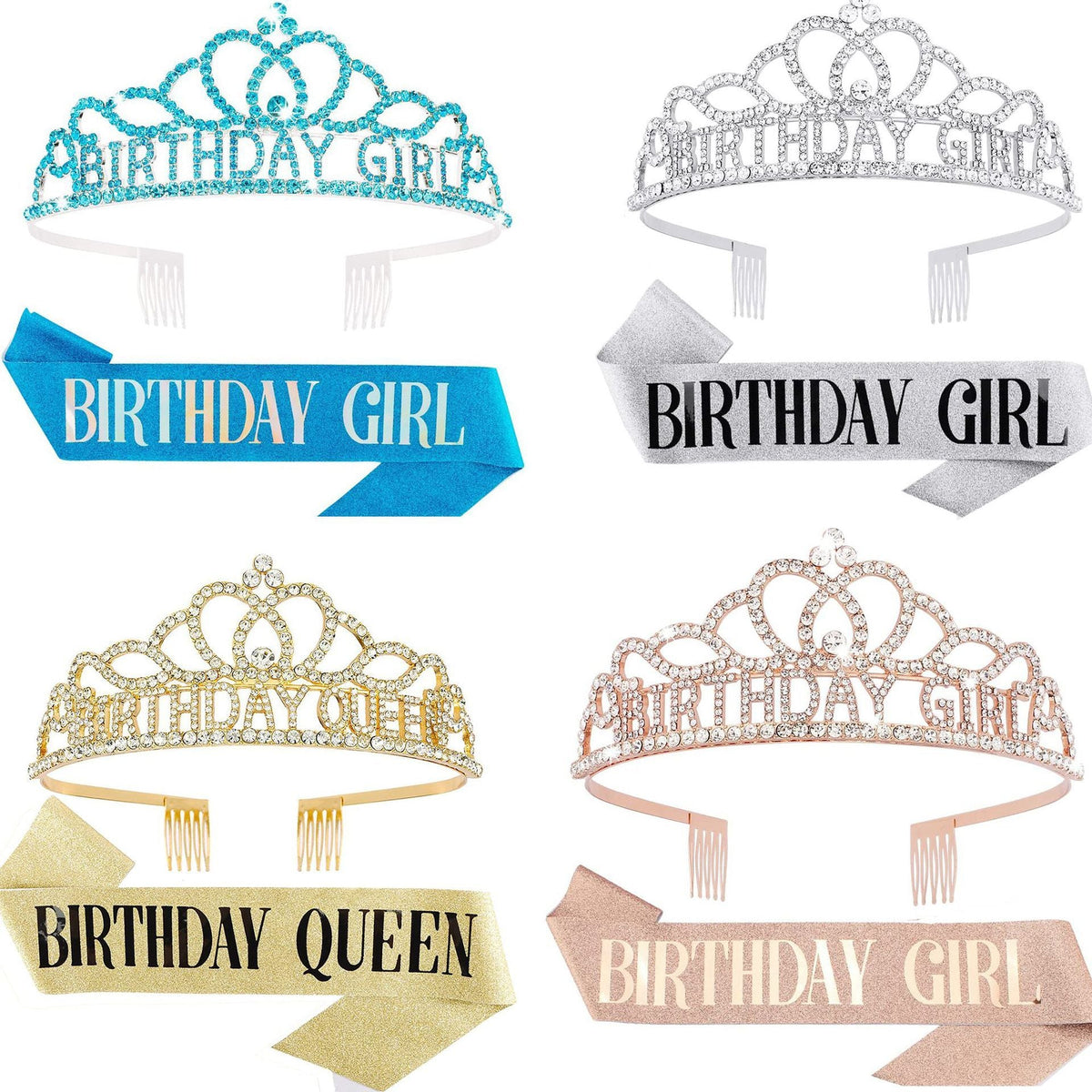 Party Decorative Crown Shoulder Strap