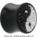 5/8G Crystal Ying Yang Saddle Plug