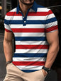 Men's Loose-Fit Casual Top With Lapel And 3D Digital Print