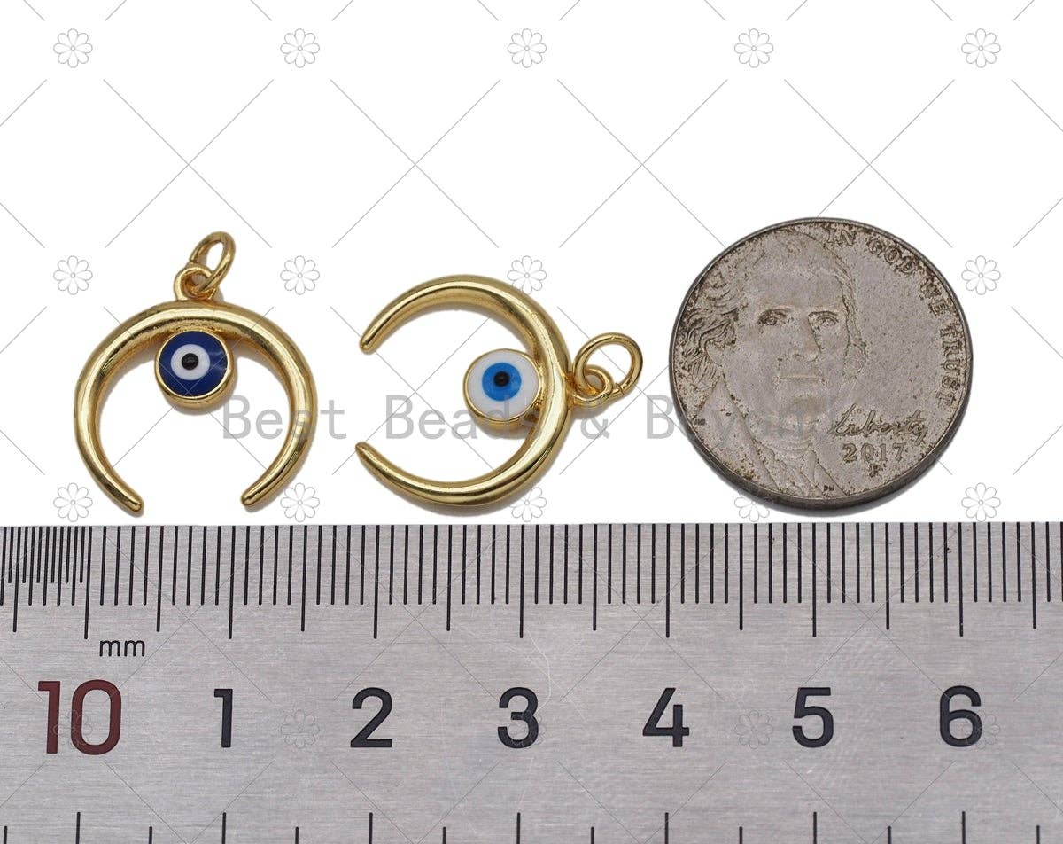 Enamel Horn Charm, Sku#LD175