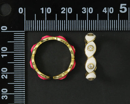 Evil Eye Stackable ring, Sku#X305