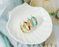 Colorful Enamel Adjustable Ring, Sku#X293