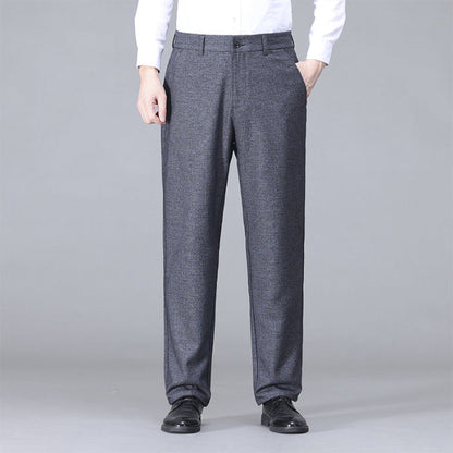 Mens Business High-Waisted Fashionable Casual Pants