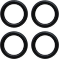 00G Black Rubber O-Ring 4-Pack