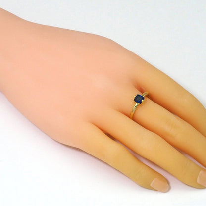 Gold Colorful CZ  Square Adjustable Ring, Sku#JL178