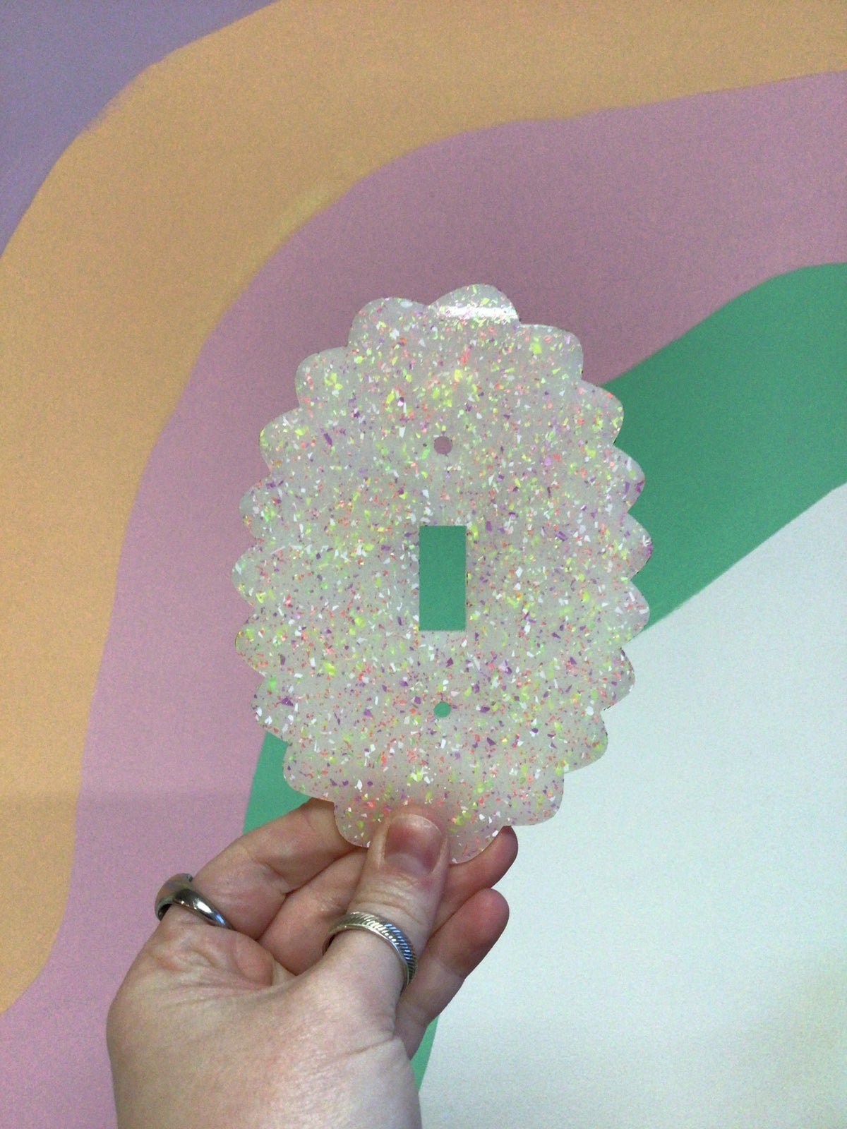 Neon Confetti Outlet Cover