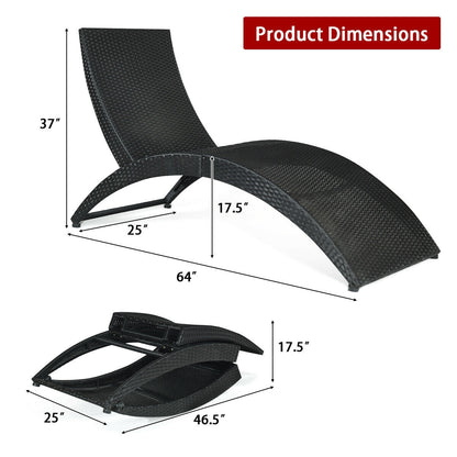 Folding Patio Rattan