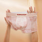 Mens Ice Silk Mesh Underwear Antibacterial And Breathable Boxer Briefs