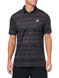 adidas Mens Ultimate365 Heat.Rdy Stripe Polo Shirt Carbon/Black
