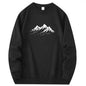 Fleece-lined Crew Neck Sweater Business Attire Activities