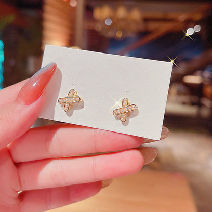 Mini Pearl Stud Earrings for Women