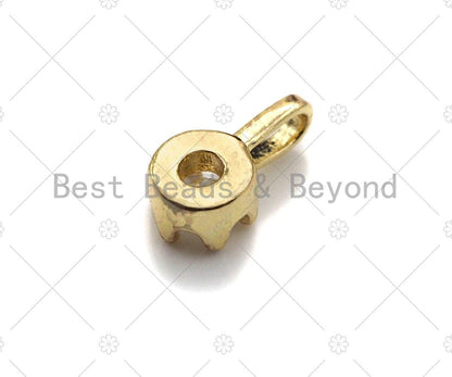 Big Clear CZ Micro Pave Diamond Shape Pendant/Charm,Diamond Cubic Zirconia Charm, Cute Necklace Bracelet Charm Pendant,5x10mm,Sku#L445
