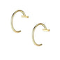2 Piece Set Stainless Steel Clip-On Nose and Lip Rings | Punk Style Fake Piercing Jewelry