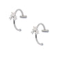 2 Piece Set Stainless Steel Clip-On Nose and Lip Rings | Punk Style Fake Piercing Jewelry