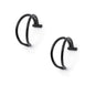 2 Piece Set Stainless Steel Clip-On Nose and Lip Rings | Punk Style Fake Piercing Jewelry
