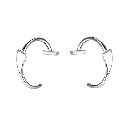 2 Piece Set Stainless Steel Clip-On Nose and Lip Rings | Punk Style Fake Piercing Jewelry