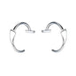 2 Piece Set Stainless Steel Clip-On Nose and Lip Rings | Punk Style Fake Piercing Jewelry