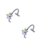 2 Piece Set Stainless Steel Clip-On Nose and Lip Rings | Punk Style Fake Piercing Jewelry
