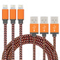 3-Pack: Nylon Braided Cables