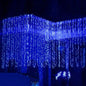300 LED Blue Fairy String Light Curtain Light with Controller