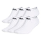 adidas Originals Big & Tall Trefoil No Show Socks (6-Pair) White X-Large