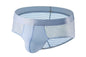 Men's Large Mesh Low Waist Wide Belt Briefs
