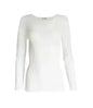 EGI Exclusive Collections Merino Wool Blend Top with Tulle Trim.