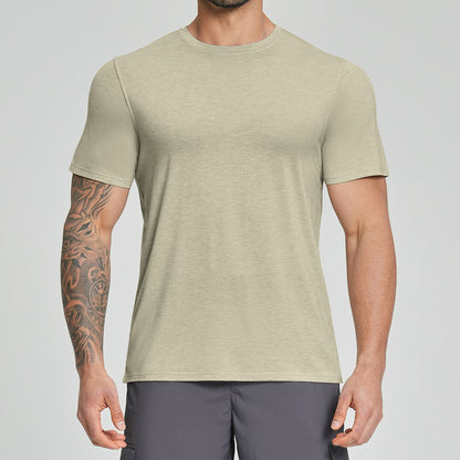 Mens Breathable Sports Outdoor Short-sleeve Shirt