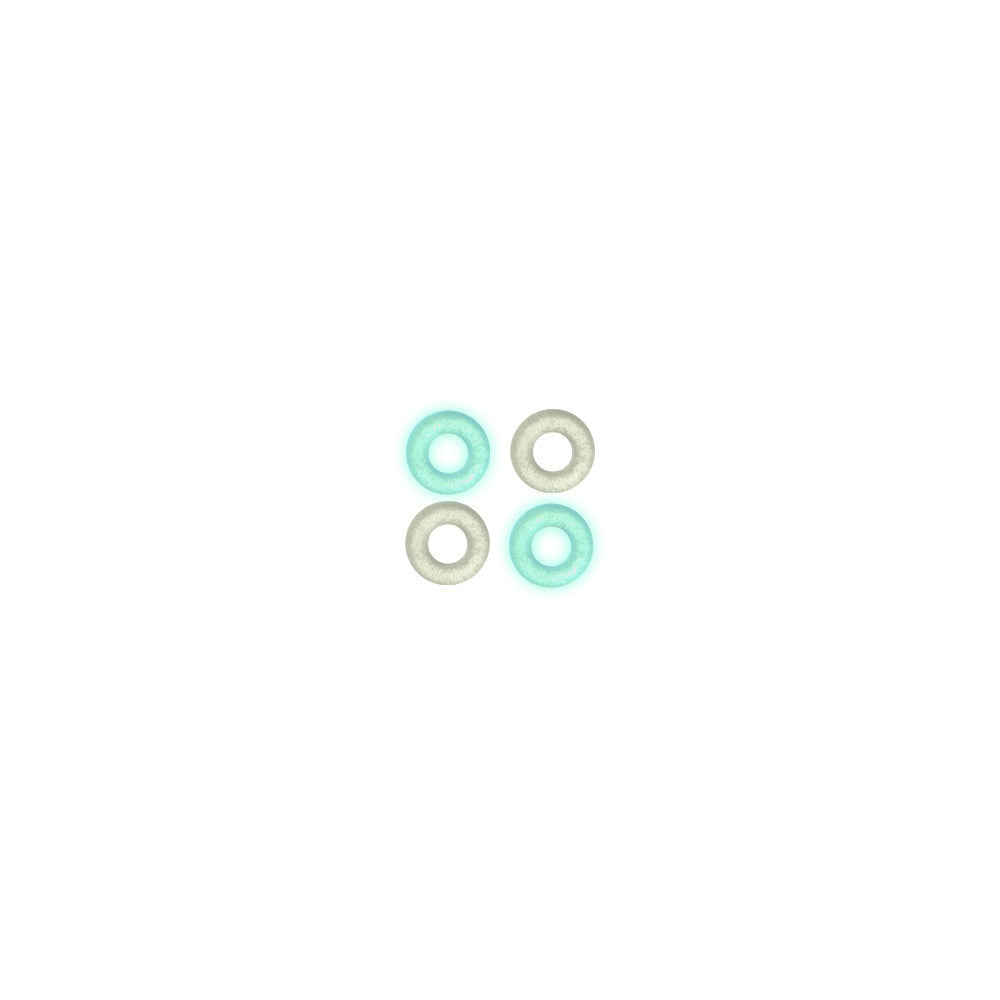 8G Glow in the Dark O-Ring 4-Pack
