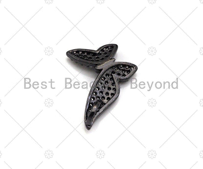 CZ Micro Pave Butterfly Shape Pendant, sku#L283